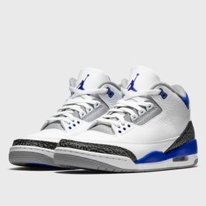 Air jordan retro 3 racer blue 6.5y